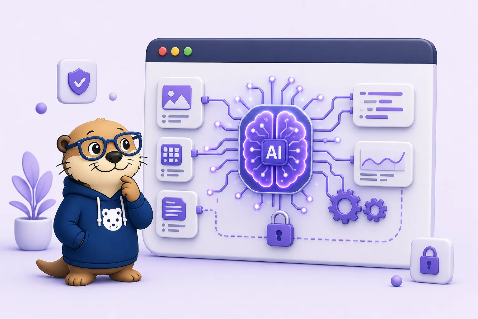 Client-side AI processing in the browser